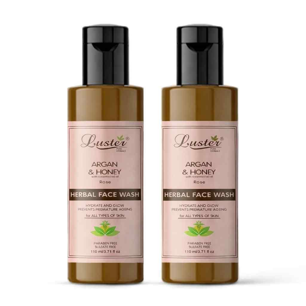 Argan & Honey Facewash 110 ML  (Pack of 2)