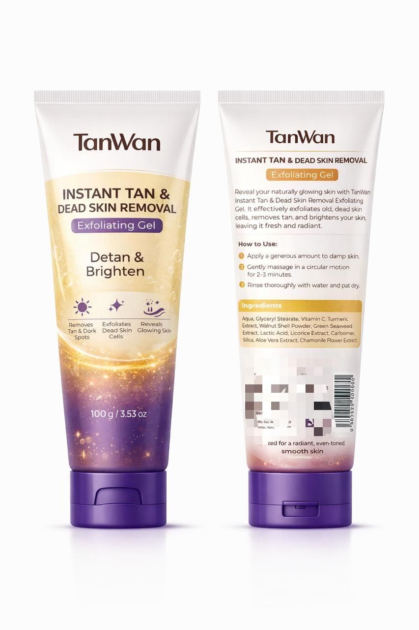 Instant Tan & Dead Skin Removal Exfoliating Gel 100 gm (Pack of 2)