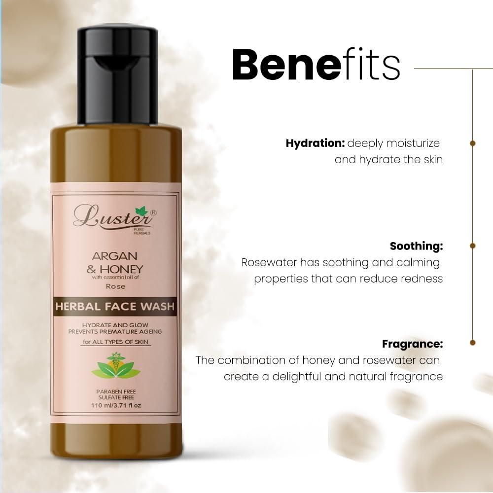 Argan & Honey Facewash 110 ML  (Pack of 2)