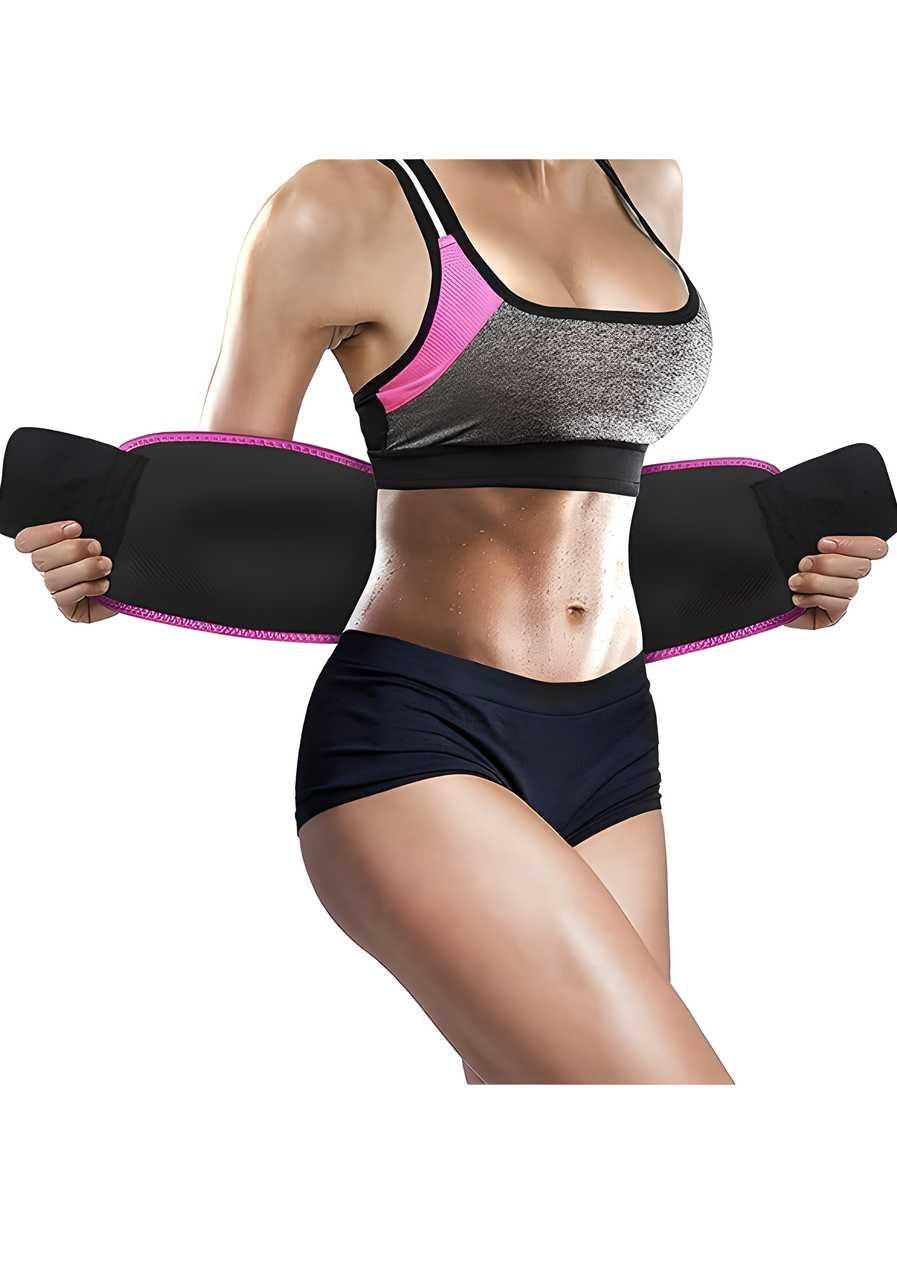 Premium Adjustable Waist Trimmer – Sweat Belt for Tummy Fat Reduction, Weight Loss & Lower Back Support (Unisex)