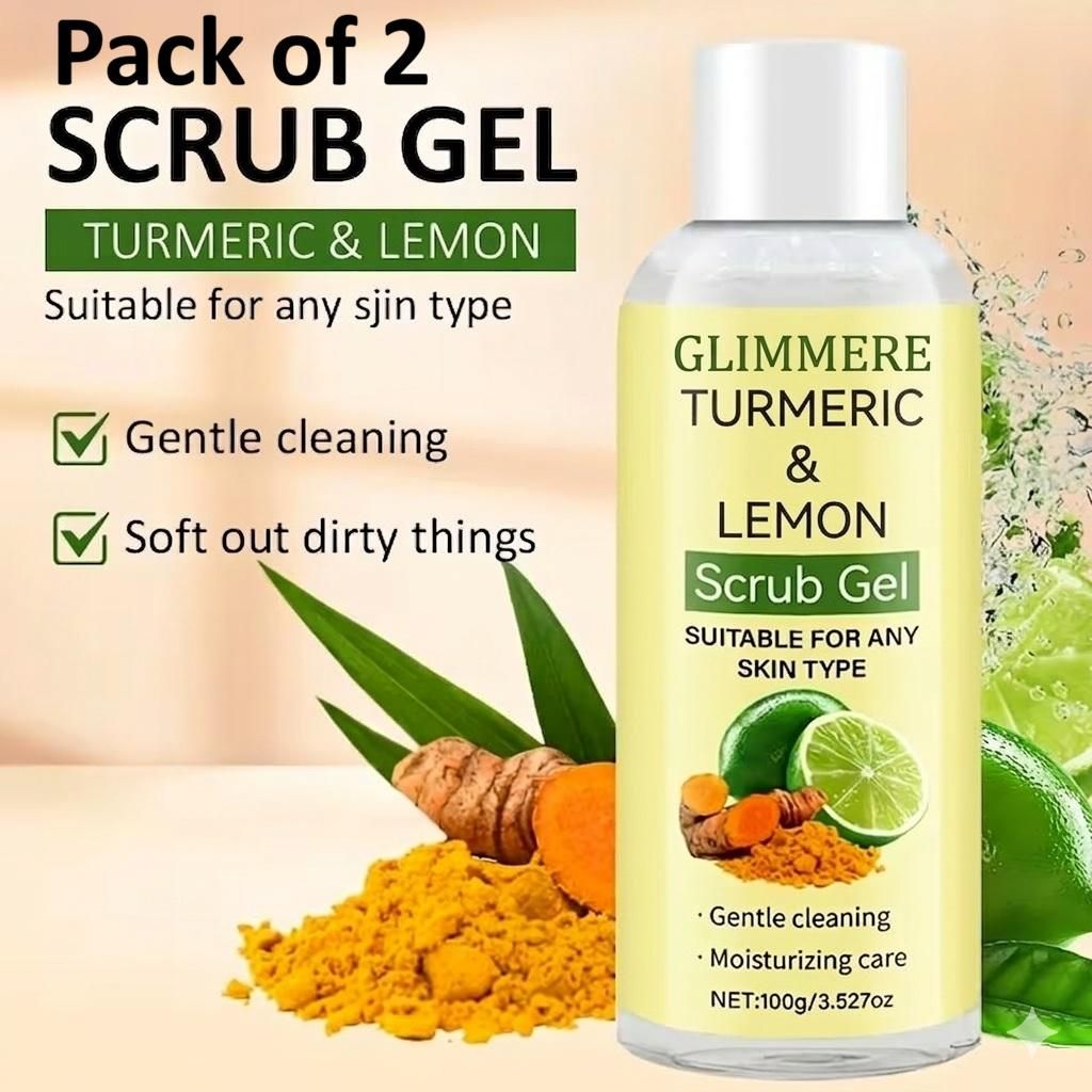 Turmeric & Lemon Scrub Gel 100 gm (Pack of 2)