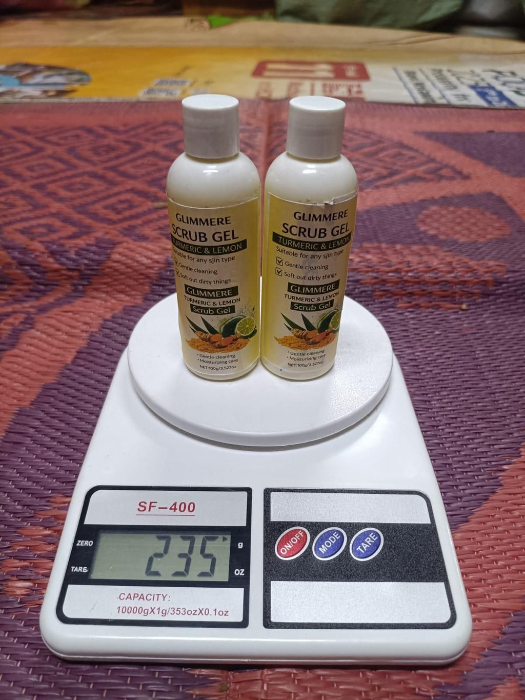 Turmeric & Lemon Scrub Gel 100 gm (Pack of 2)